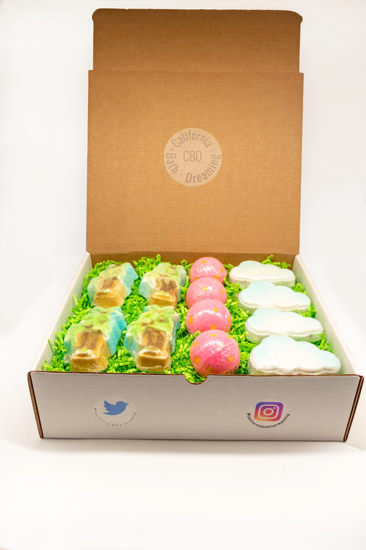 12 Pack Bath Bombs with CBD